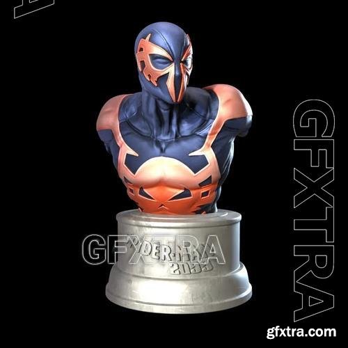 Spiderman 2099 Bust &ndash; 3D Print Model