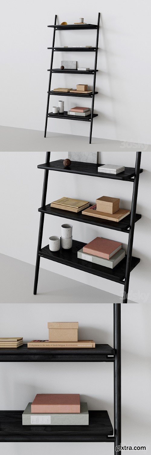 Folk Ladder Shelving by Norm Architects