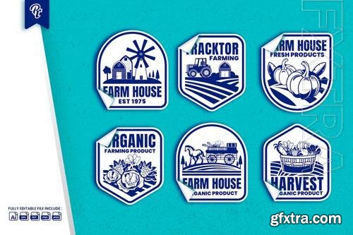 Farmer Badge Sticker vol 2