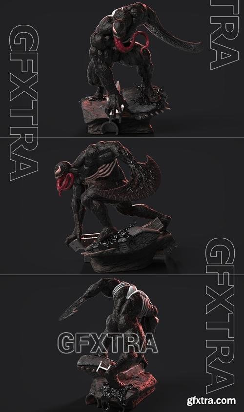 Venom - Marvel FanArt &ndash; 3D Print Model