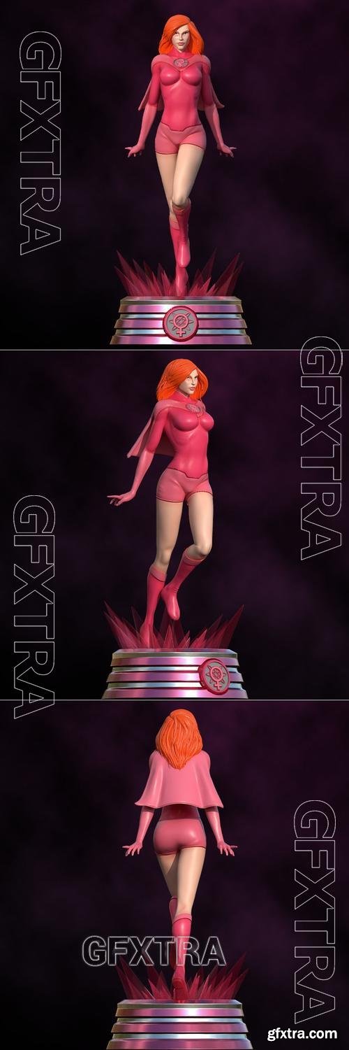 Fanart Atom Eve - Statue &ndash; 3D Print Model