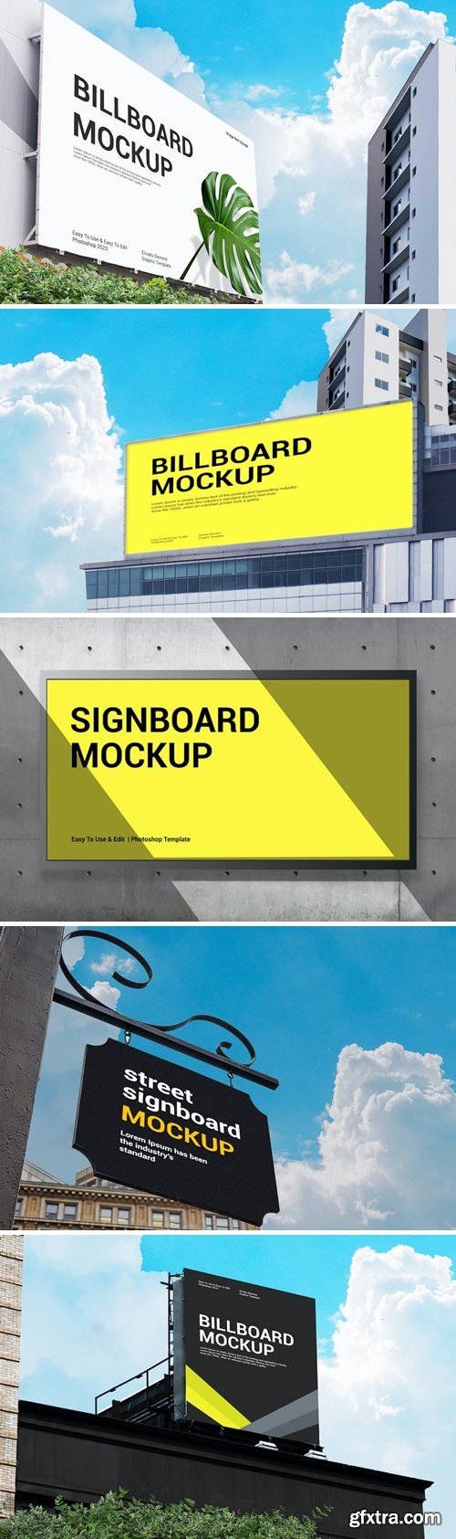Billboard and Sign Mockup