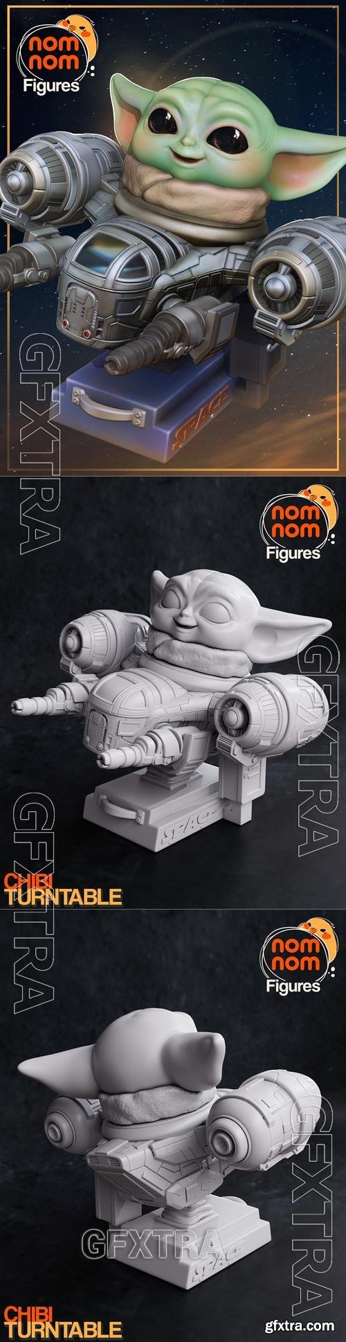 Nomnom Figures - Grogu from Mandalorian &ndash; 3D Print Model