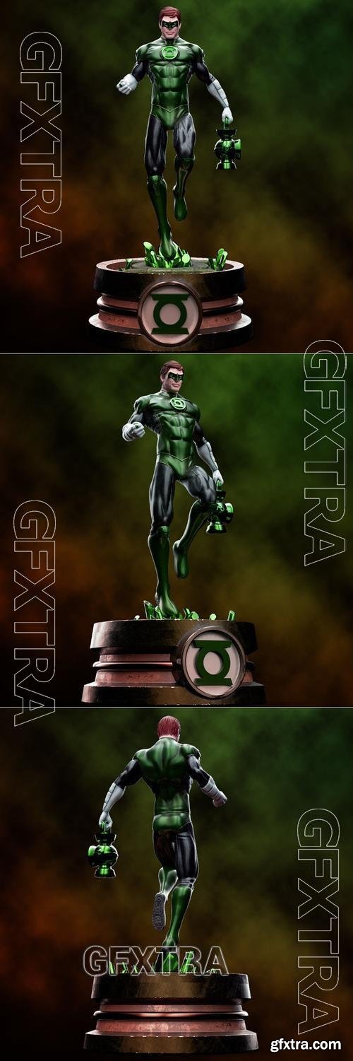 Fanart HAL JORDAN - GREEN LANTERN Statue &ndash; 3D Print Model