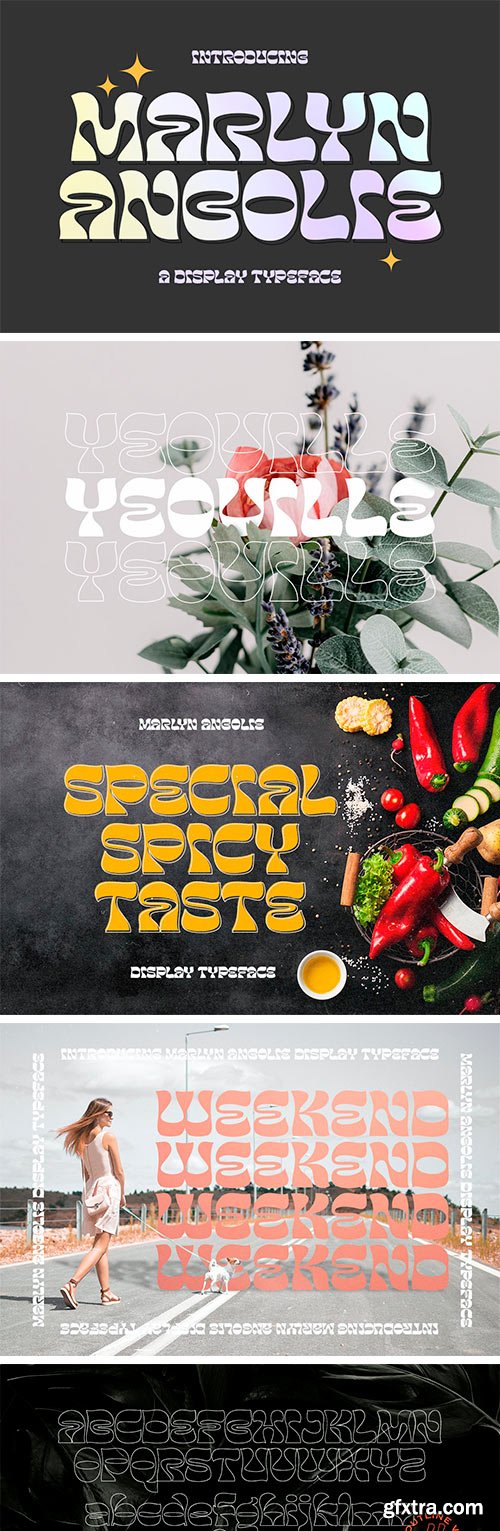 Marlyn Angolie Typeface