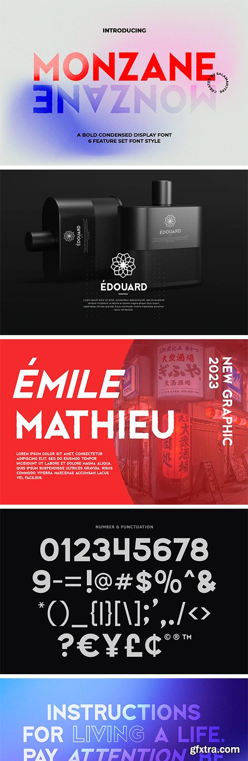 Monzane - Modern Bold Sans