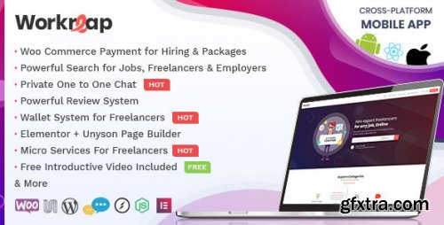 Themeforest - Workreap - Freelance Marketplace and Directory WordPress Theme 23712454 v2.7.0 - Nulled