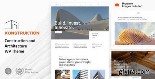 Themeforest - Konstruktion - Construction and Architecture 42064799 v3.1 - Nulled