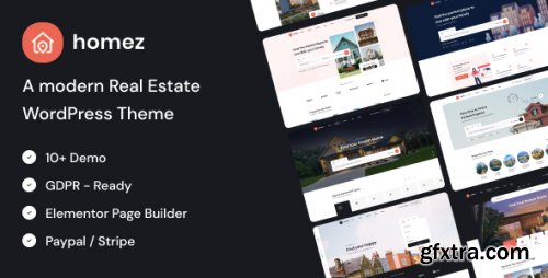 Themeforest - Homez – Real Estate WordPress Theme 44173800 v1.0.5 - Nulled