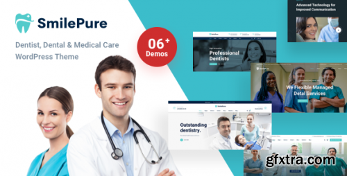 Themeforest - SmilePure - Dental &amp; Medical Care WordPress Theme 25178753 v1.4.5 - Nulled