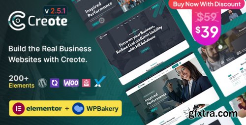 Themeforest - Creote - Corporate &amp; Consulting Business WordPress Theme 34450141 v2.5.1 - Nulled