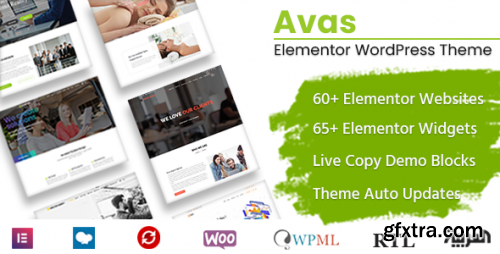 Themeforest - Avas - Elementor WordPress Theme 19775390 v6.3.25 - Nulled