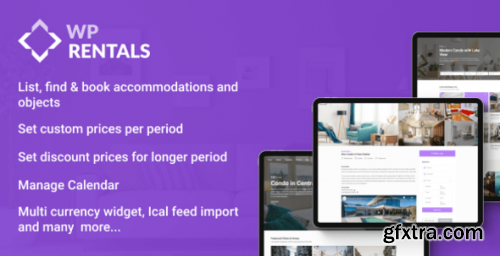 Themeforest - WP Rentals - Booking Accommodation WordPress Theme 12921802 v3.10.2 - Nulled