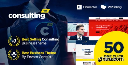 Themeforest - Consulting - Business, Finance WordPress Theme 14740561 v6.5.5 - Nulled