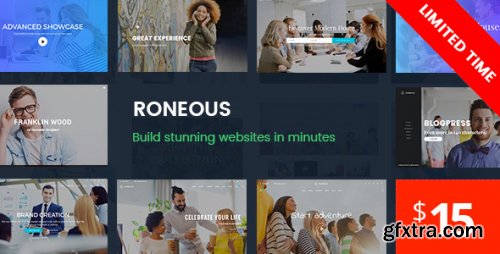 Themeforest - Roneous - Creative Multi-Purpose WordPress Theme 16202433 v1.9.9 - Nulled