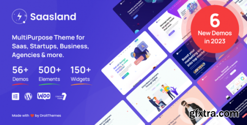 Themeforest - Saasland - MultiPurpose WordPress Theme for Saas Startup 23362980 v3.6.1 - Nulled