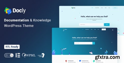Themeforest - Docly - Documentation And Knowledge Base WordPress Theme with bbPress Helpdesk Forum 26885280 v2.0.8 - Nulled