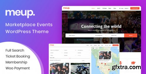 Themeforest - Meup - Event Marketplace WordPress Theme 24770641 v1.6.4 - Nulled