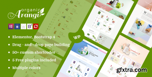 Themeforest - Arangi - Organic WooCommerce Theme 23610683 v2.0.1 - Nulled