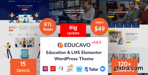 Themeforest - Educavo - Education WordPress Theme 28715006 v3.0.3 - Nulled