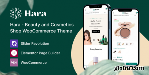 Themeforest - Hara - Beauty and Cosmetics Shop WooCommerce Theme 34971779 v1.1.7 - Nulled