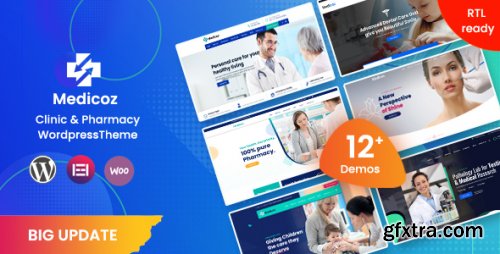 Themeforest - Medicoz - Clinic &amp; Pharmacy WordPress Theme 29851151 v1.8 - Nulled