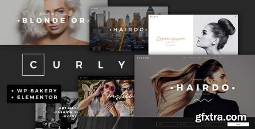 Themeforest - Curly - A Stylish Theme for Hairdressers and Hair Salons 21937461 v2.9.1 - Nulled