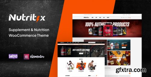 Themeforest - Nutritix - Supplement &amp; Nutrition WooCommerce Theme 38300756 v1.2.1 - Nulled