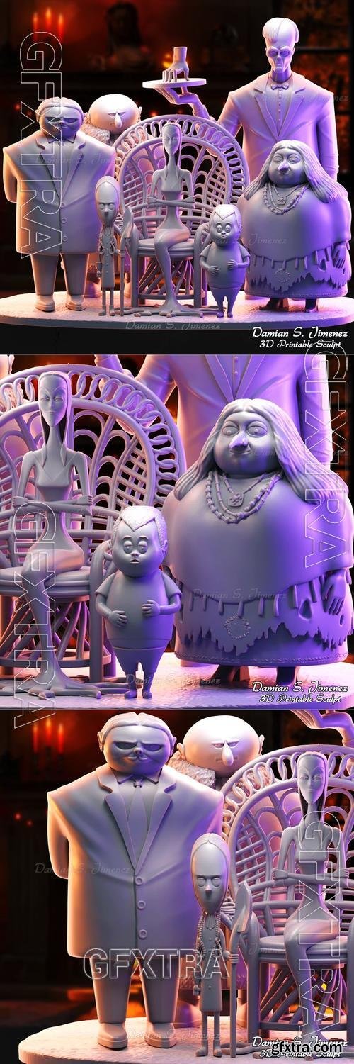 Addams Family Part 1 &ndash; 3D Print Model