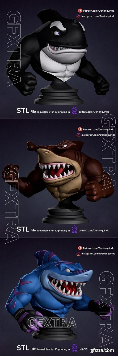 Jab and Streex and Moby Lick &ndash; 3D Print Model