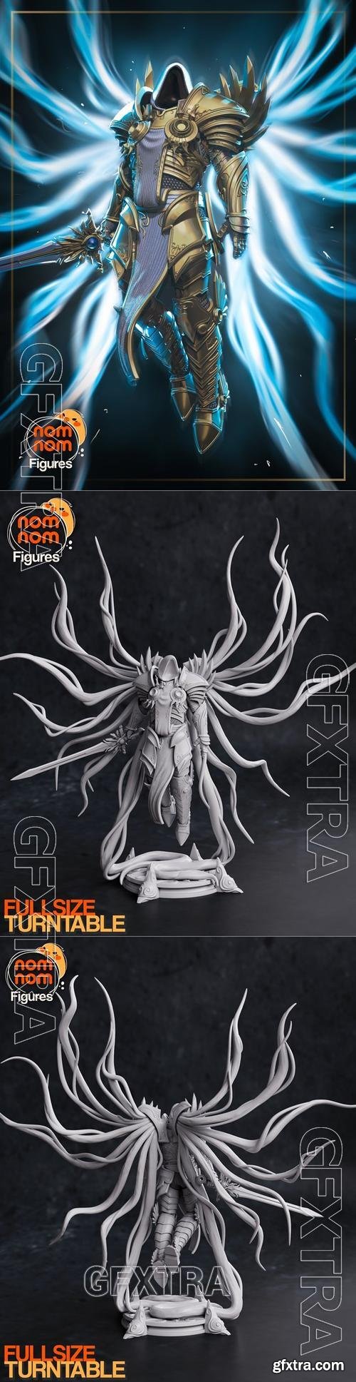 Nomnom Figures - Tyrael from Diablo &ndash; 3D Print Model