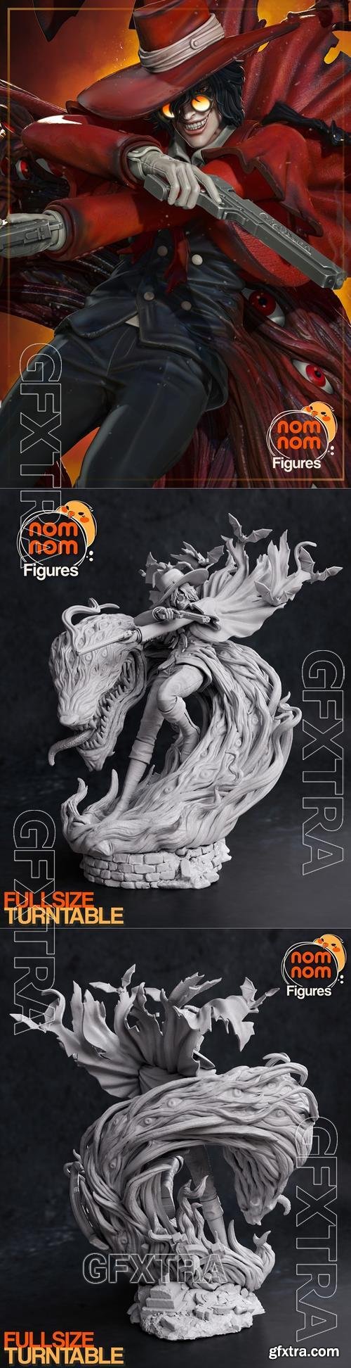 Nomnom Figures - Alucard from Hellsing &ndash; 3D Print Model