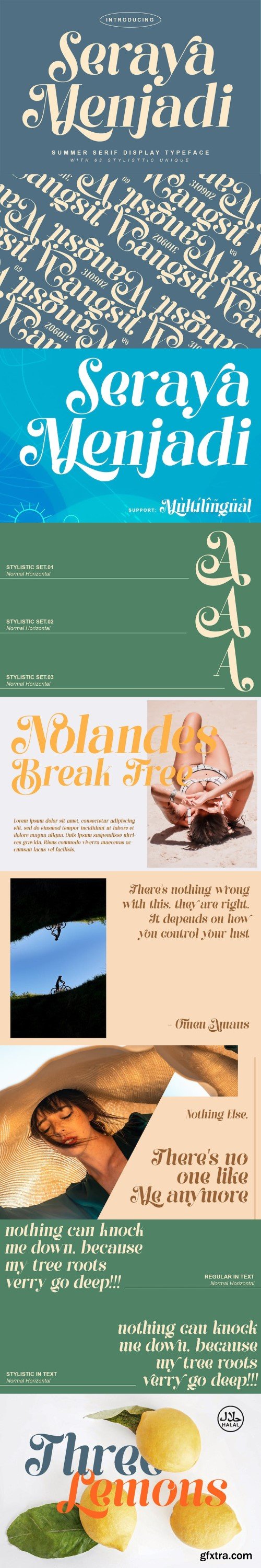 Seraya Menjadi - Serif Display Typeface