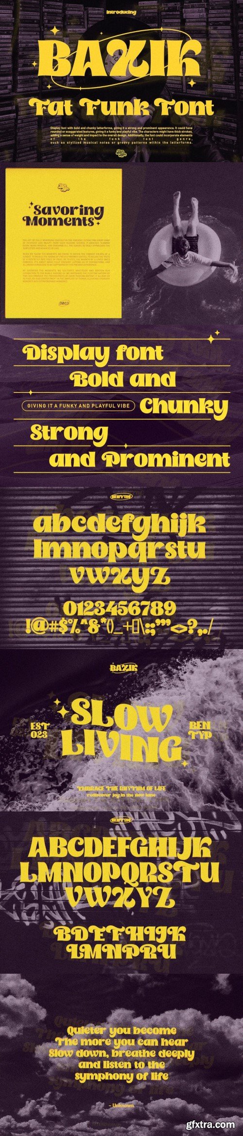 Baxik - Fat Funk Font