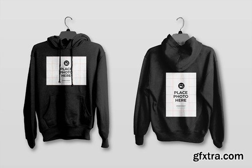 Unisex Hoodie Mockup KKVR8VF