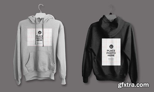 Unisex Hoodie Mockup KKVR8VF