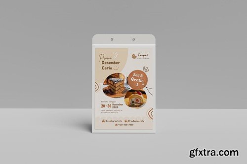 Restaurant Menu Mockup U87DB4W