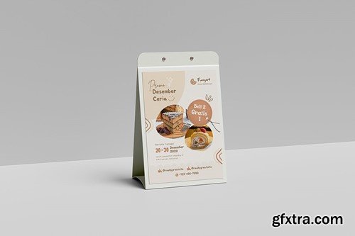 Restaurant Menu Mockup U87DB4W