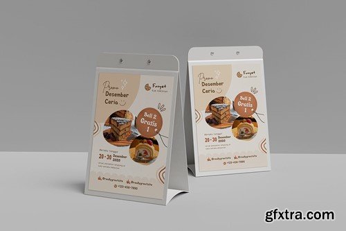 Restaurant Menu Mockup U87DB4W