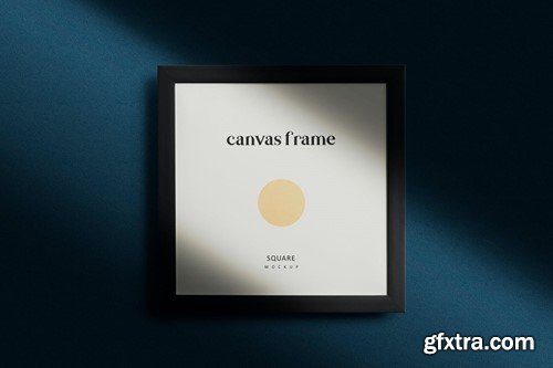 Square Canvas Frame Mockups XUBX8TR