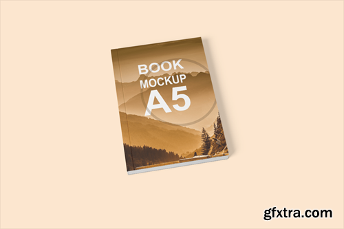 Cover Book A5 Mockup 3RBHJKL