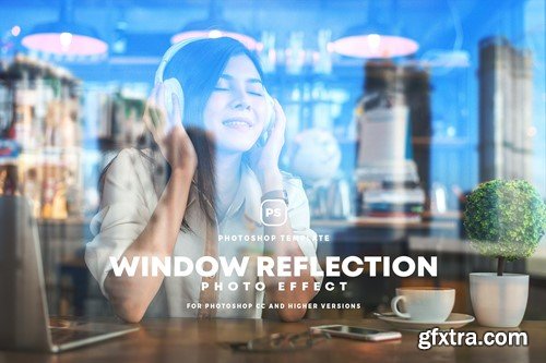 Window Reflection Photo Effect 45ELRX7