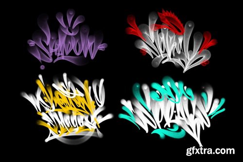 YellowImages - Spray Brush Pack for Graffiti in Procreate - 36440