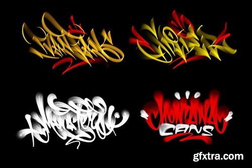 YellowImages - Spray Brush Pack for Graffiti in Procreate - 36440