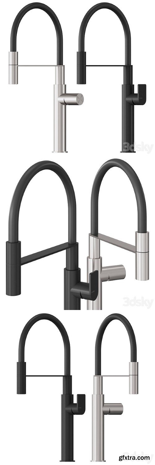 ZAZZERI Q316 Kitchen Faucet 3d model