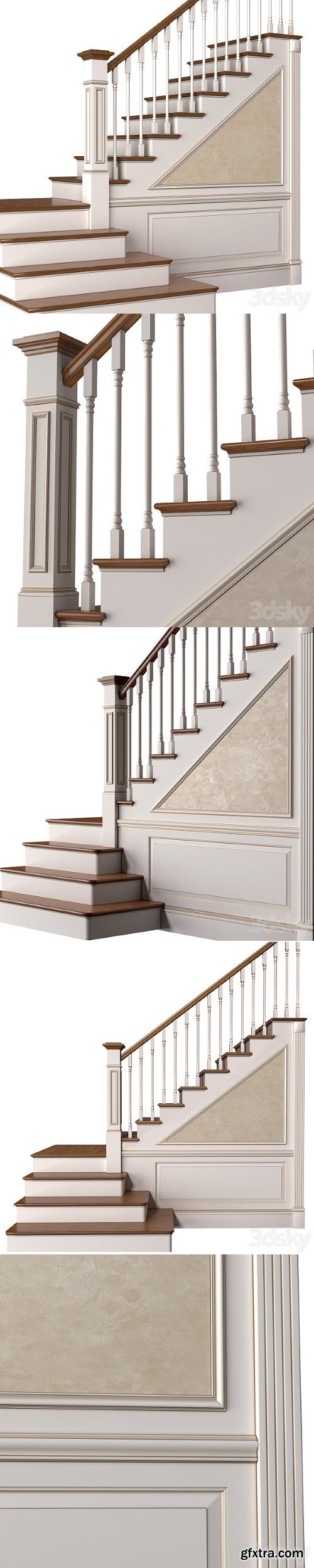 Pro 3DSky - Stair in A Classic Style