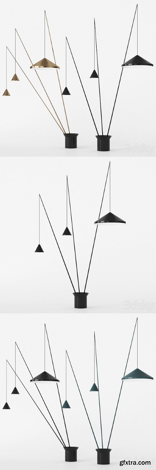 Pro 3DSky - North by Vibia Floor Lamp Floor Lamp