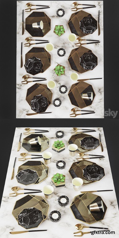 Pro 3DSky - Tableware 0002