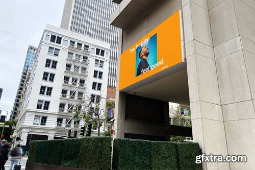 Modern Building Billboard Mockup XTJK2K9