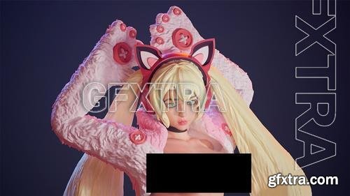 Lucky Chloe Fanart Tekkenekken Chagarin &ndash; 3D Print Model